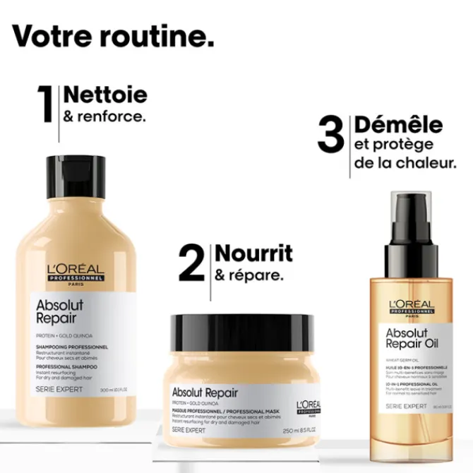 L'Oreal Professionnel Cheveux Secs / Abîmés / Cassants|Masques>Absolut Repair Masque