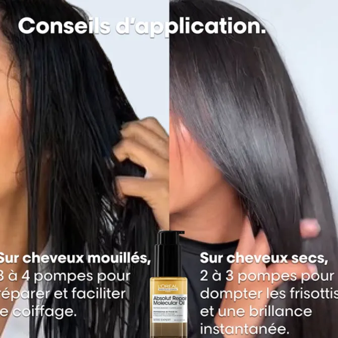 L'Oreal Professionnel Huile & Sérum|Cheveux Secs / Abîmés / Cassants>Absolut Repair Molecular Huile