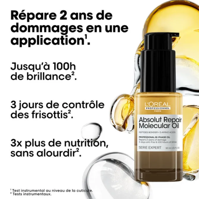 L'Oreal Professionnel Huile & Sérum|Cheveux Secs / Abîmés / Cassants>Absolut Repair Molecular Huile