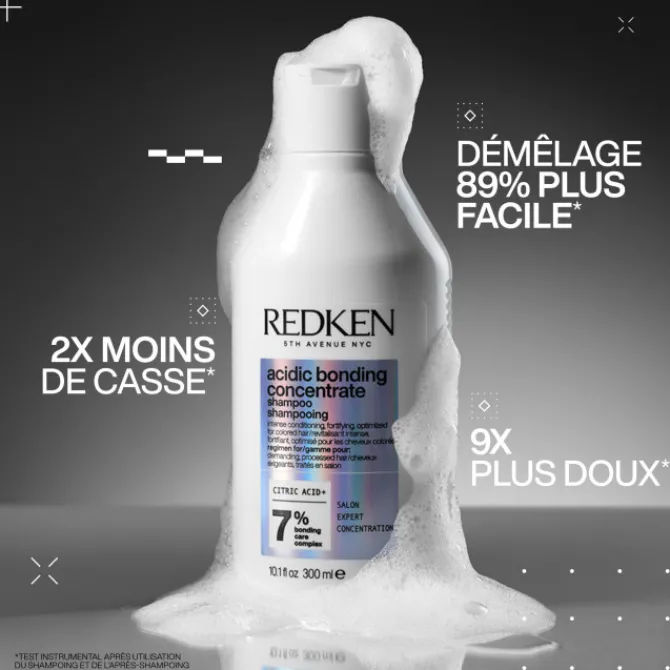 Redken Cheveux Secs / Abîmés / Cassants|Shampooing>Acidic Bonding Concentrate Shampoing