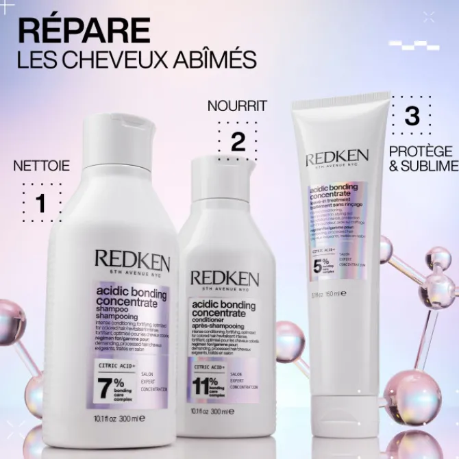 Redken Cheveux Secs / Abîmés / Cassants|Shampooing>Acidic Bonding Concentrate Shampoing