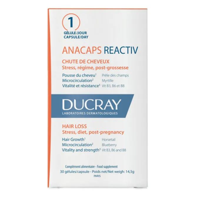 Ducray Anti-Chute / Anti-Âge|Infusions & Compléments>Anacaps Réactiv