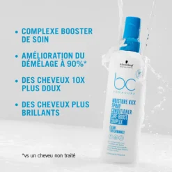Schwarzkopf Cheveux Secs / Abîmés / Cassants|Cheveux Normaux / Tous Types|BC Clean Moisture Kick Spray-Baume