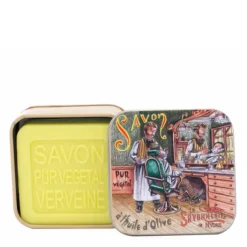 La Savonnerie de Nyons Savon Solide>Boite Métal Barbier & Savon