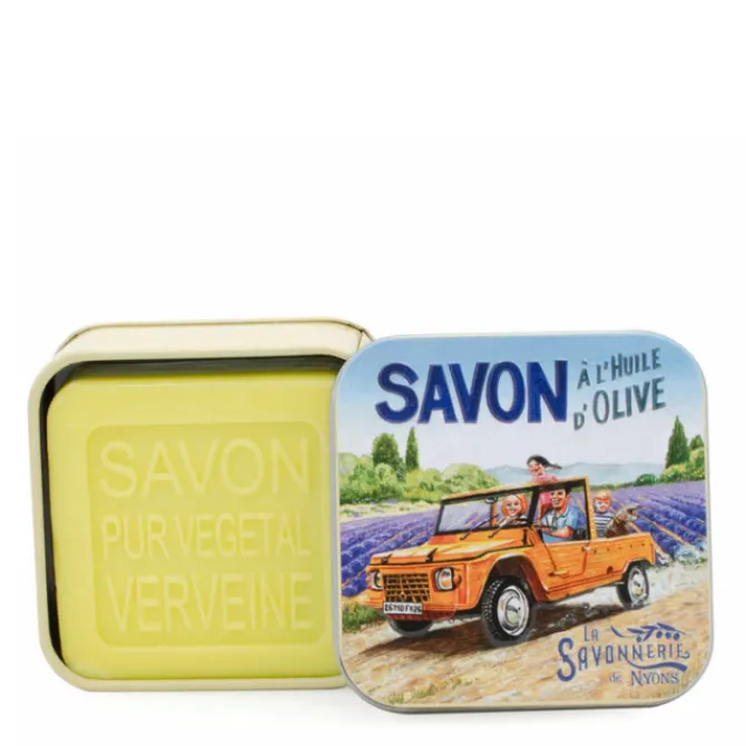 La Savonnerie de Nyons Savon Solide>Boite Métal Mehari & Savon