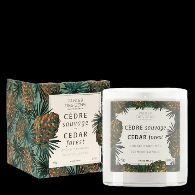 Panier des Sens Parfums D'Intérieur>Bougie Parfumée Cèdre Sauvage