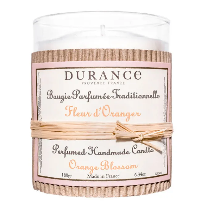 DURANCE Parfums D'Intérieur>Bougie Parfumée Traditionnelle Fleur d'Oranger