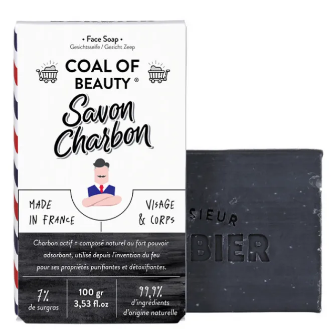Monsieur Barbier Soin Visage Hommes>Coal of Beauty Savon Purifiant Naturel
