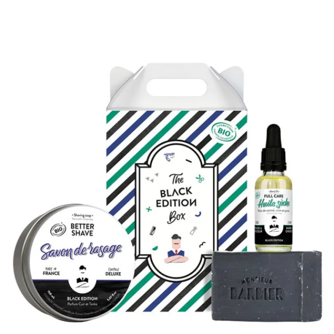 Monsieur Barbier Votre Routine Capillaire>Coffret Black Edition pour Hommes
