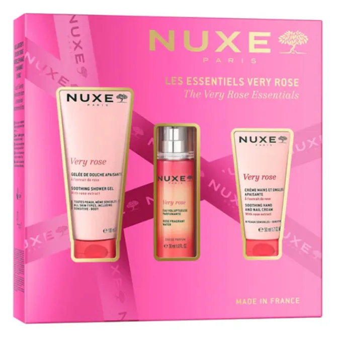 Nuxe Coffrets|Coffrets & Cadeaux>Coffret Noël Les Essentiels Very Rose