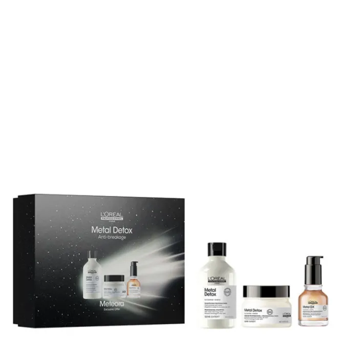 L'Oreal Professionnel Coffrets Cheveux|Cheveux Normaux / Tous Types>Coffret Trio Metal Detox