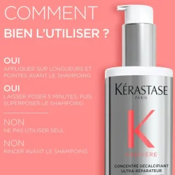 Kerastase Cheveux Secs / Abîmés / Cassants|Pré - Shampooing></noscript>Concentré Décalcifiant Ultra-Réparateur