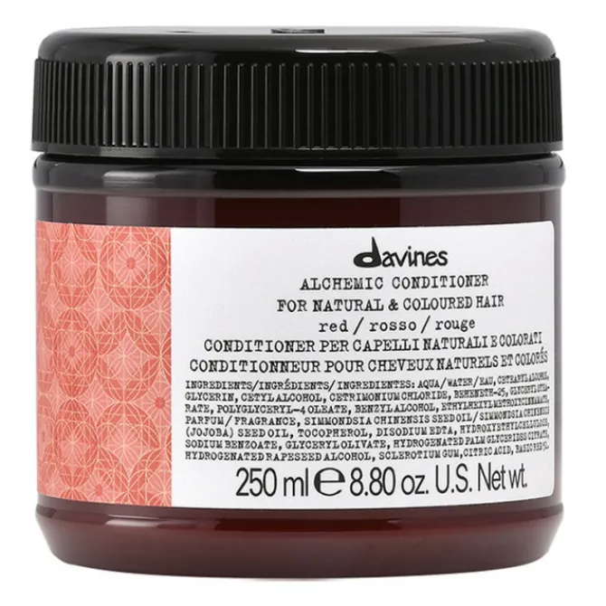 Davines Cheveux Colorés / Méchés|Après-Shampooing>Conditionneur Rouge