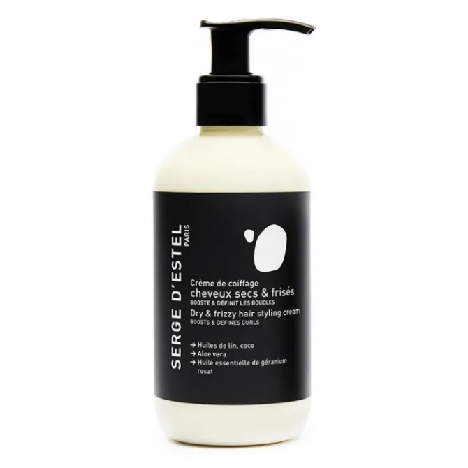 SERGE D'ESTEL Cheveux Bouclés / Ondulés / Frisés / Crépus|Cheveux Secs / Abîmés / Cassants|Crème de Coiffage