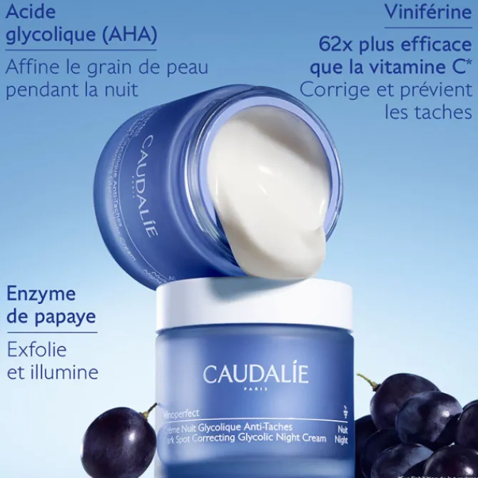 Caudalie Crème De Nuit|Crème De Nuit>Crème Nuit Glycolique Anti-taches