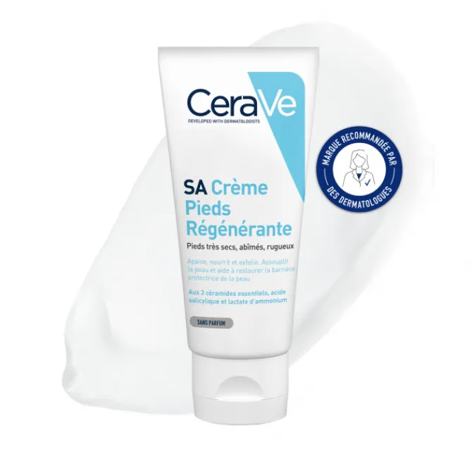 CeraVe Soins Des Mains & Pieds|Soin Des Mains & Pieds>Crème Régénérante Pieds