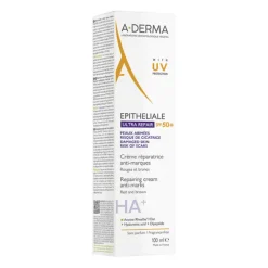 A-derma Crèmes De Jour></noscript>Crème Réparatrice Anti-Marques SPF50+