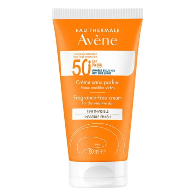 Avene Soins Solaires|Protection Solaire Visage>Crème Sans Parfum SPF50+