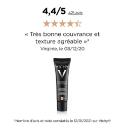 Vichy Teint|Fond De Teint Fluide|Dermablend 3D Correction Fond de Teint Resurfaçant