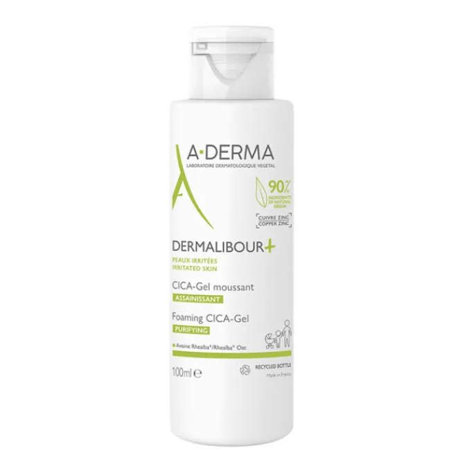 A-derma Douche & Bain|Démaquillants & Nettoyants>Dermalibour+ - Cica-Gel Moussant