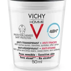 Vichy Déodorants|Soins Hommes>Déodorant Anti-Transpirant 48H - Anti-Traces