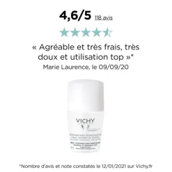 Vichy Déodorants|Déodorant|Déodorant Roll-On Anti-Transpirant 48h