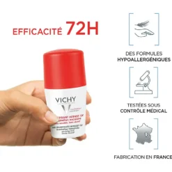 Vichy Déodorants|Déodorant>Détranspirant Bille Intensif 72h