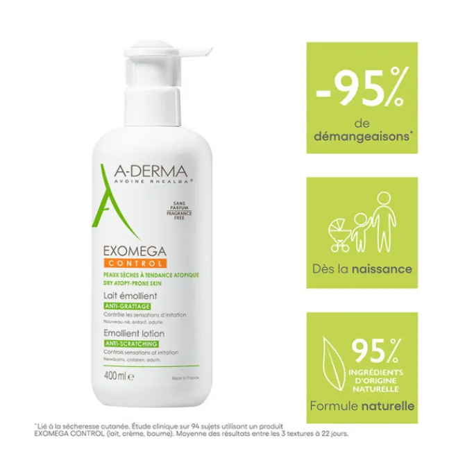 A-derma Soins Hydratants|Crèmes De Jour>Exomega Control - Lait Émollient