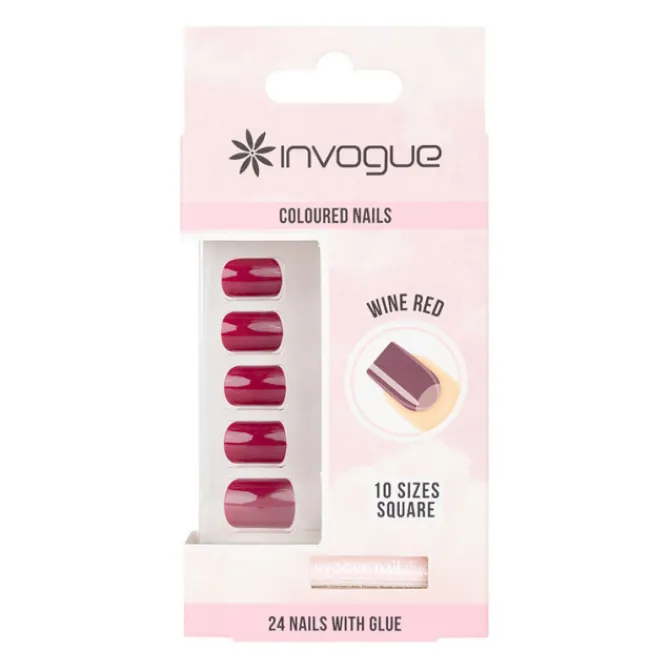 Invogue Accessoires>Faux-ongles Colorés Carré