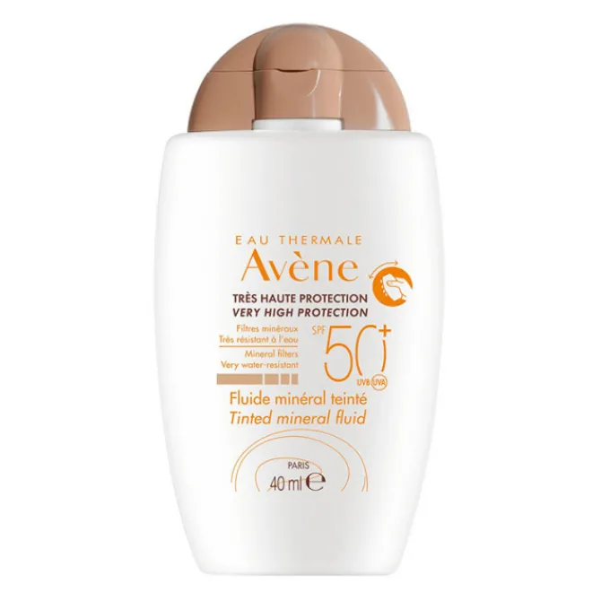 Avene Soins Solaires|Protection Solaire Visage>Fluide Minéral Teinté SPF 50+