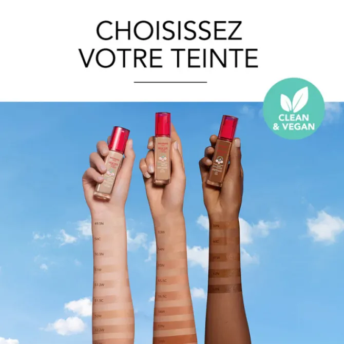 Bourjois Fond De Teint Fluide>Healthy Mix Clean