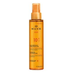 Nuxe Soins Solaires|Protection Solaire Corps>Huile Bronzante Faible Protection SPF10