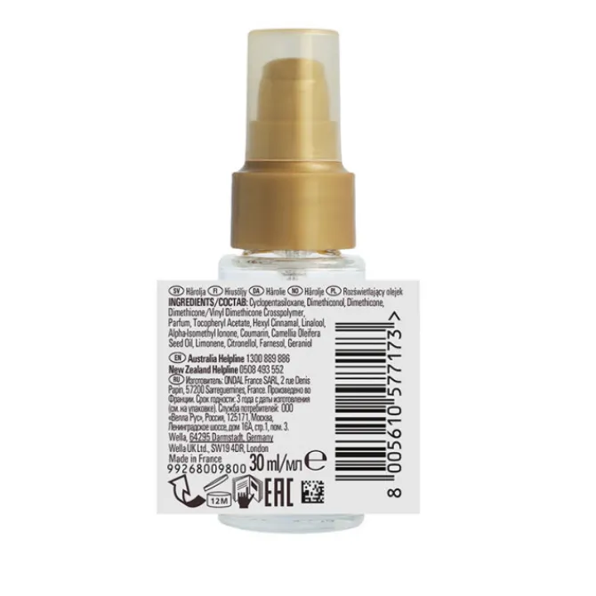 Wella Cheveux Fins / Sans Volume|Huile & Sérum>Huile Légère Révélatrice de Lumière