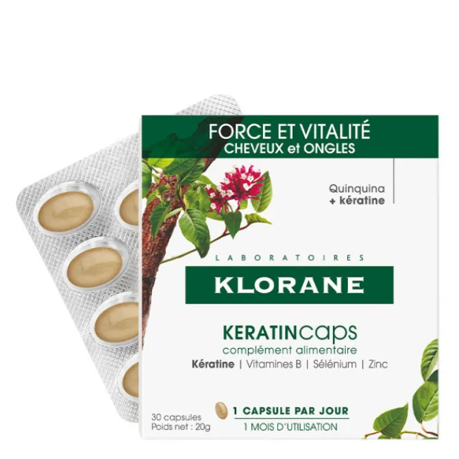 Klorane Soins Capillaires|Compléments Alimentaires>KERATINcaps Complément alimentaire