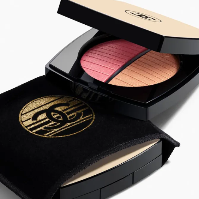 CHANEL Poudre De Teint>LES BEIGES POUDRE BELLE MINE LUMIERE DORÉE