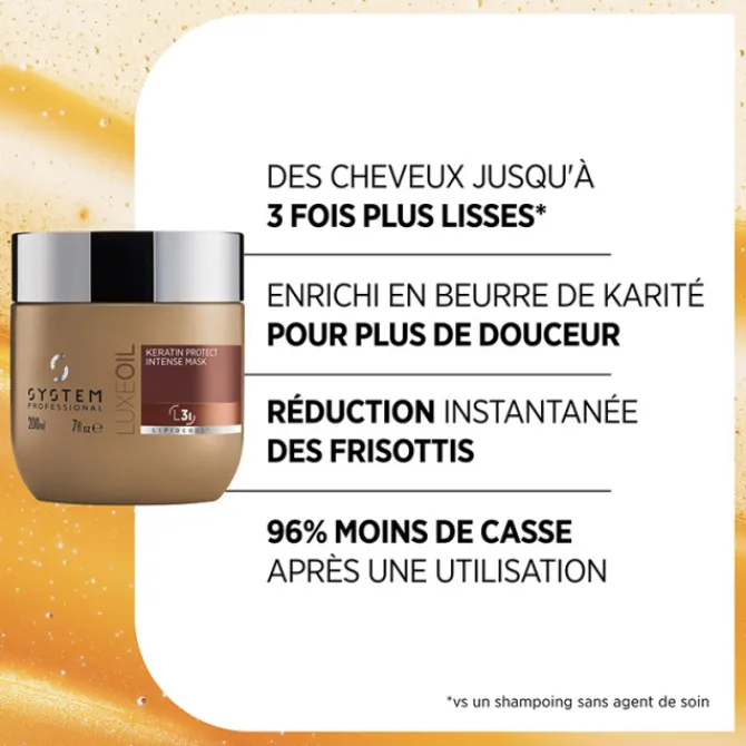 System Professional Masques>LuxeOil Masque Intense Reconstructeur de Kératine