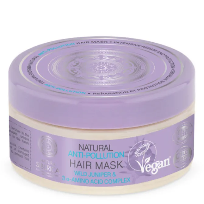 Natura Siberica Cheveux Secs / Abîmés / Cassants|Masques>Masque Capillaire Vegan Anti-Pollution