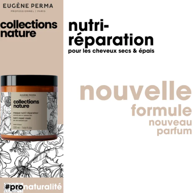 Eugene Perma Professionnel Masques|Cheveux Secs / Abîmés / Cassants>Masque Nutri-Réparateur