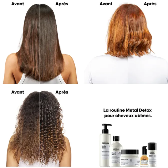 L'Oreal Professionnel Cheveux Colorés / Méchés|Masques>Metal Detox