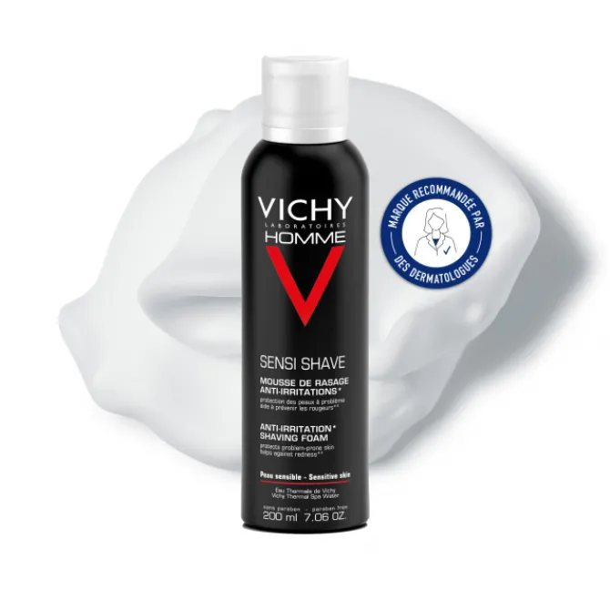 Vichy Rasage & Épilation|Soins Hommes>Mousse à raser Anti-Irritations