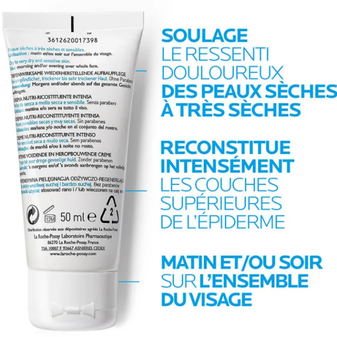 La Roche Posay Crème De Nuit|Crèmes De Jour>Nutritic Intense