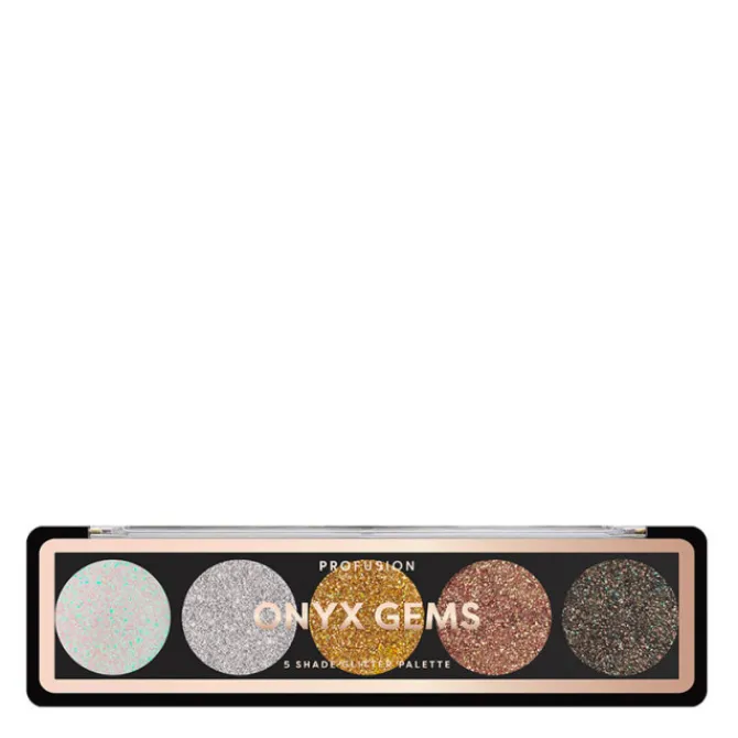 Profusion Cosmetics Fard À Paupières>Palette Yeux Glitter Onyx Gems