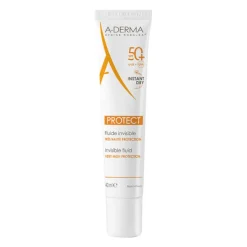 A-derma Soins Solaires|Protection Solaire Visage>Protect Fluide Solaire SPF50+