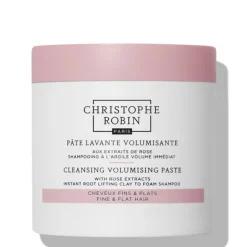 Christophe Robin Cheveux Fins / Sans Volume|Shampooing>Pâte lavante volumisante aux extraits de rose