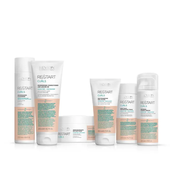Revlon Professional Cheveux Bouclés / Ondulés / Frisés / Crépus|Shampooing>Restart Curls Nourishing Cleanser