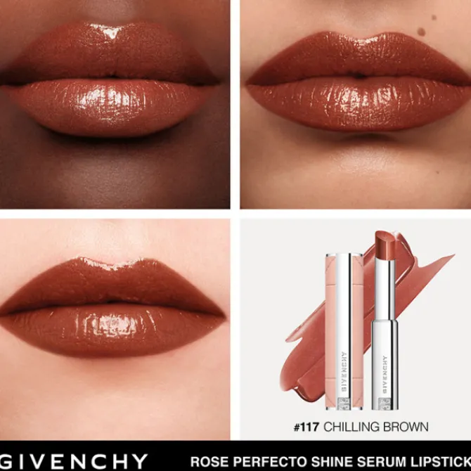 Givenchy Rouge À Lèvres>Rose Perfecto Shine Serum Lipstick