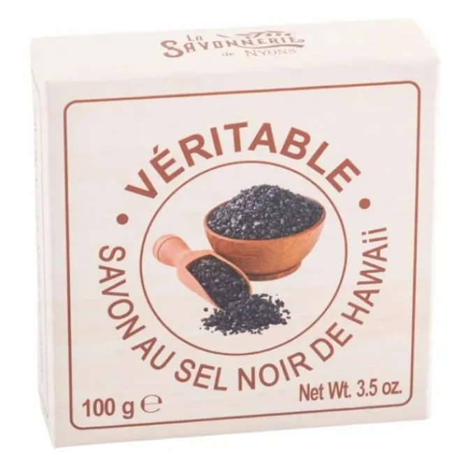 La Savonnerie de Nyons Savon Solide>Savon au Sel Noir d'Hawaï