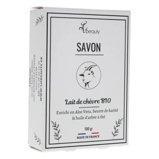 LH BEAUTY Savon Solide|Démaquillant & Nettoyant>Savon Masque au Lait de Chèvre Bio