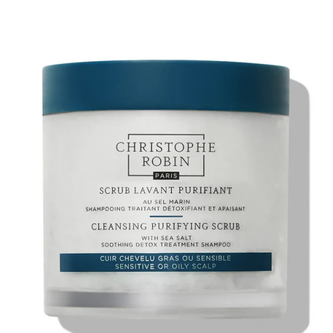 Christophe Robin Cuir Chevelu Sensible / Pellicules|Cheveux Gras>Scrub Lavant Purifiant au Sel Marin