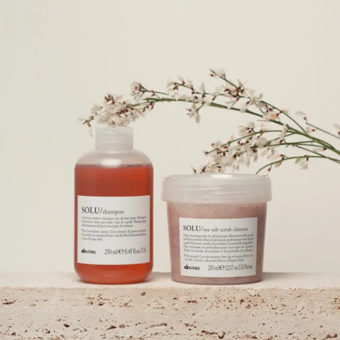 Davines Cheveux Normaux / Tous Types|Shampooing>Sea Salt Scrub Cleanser